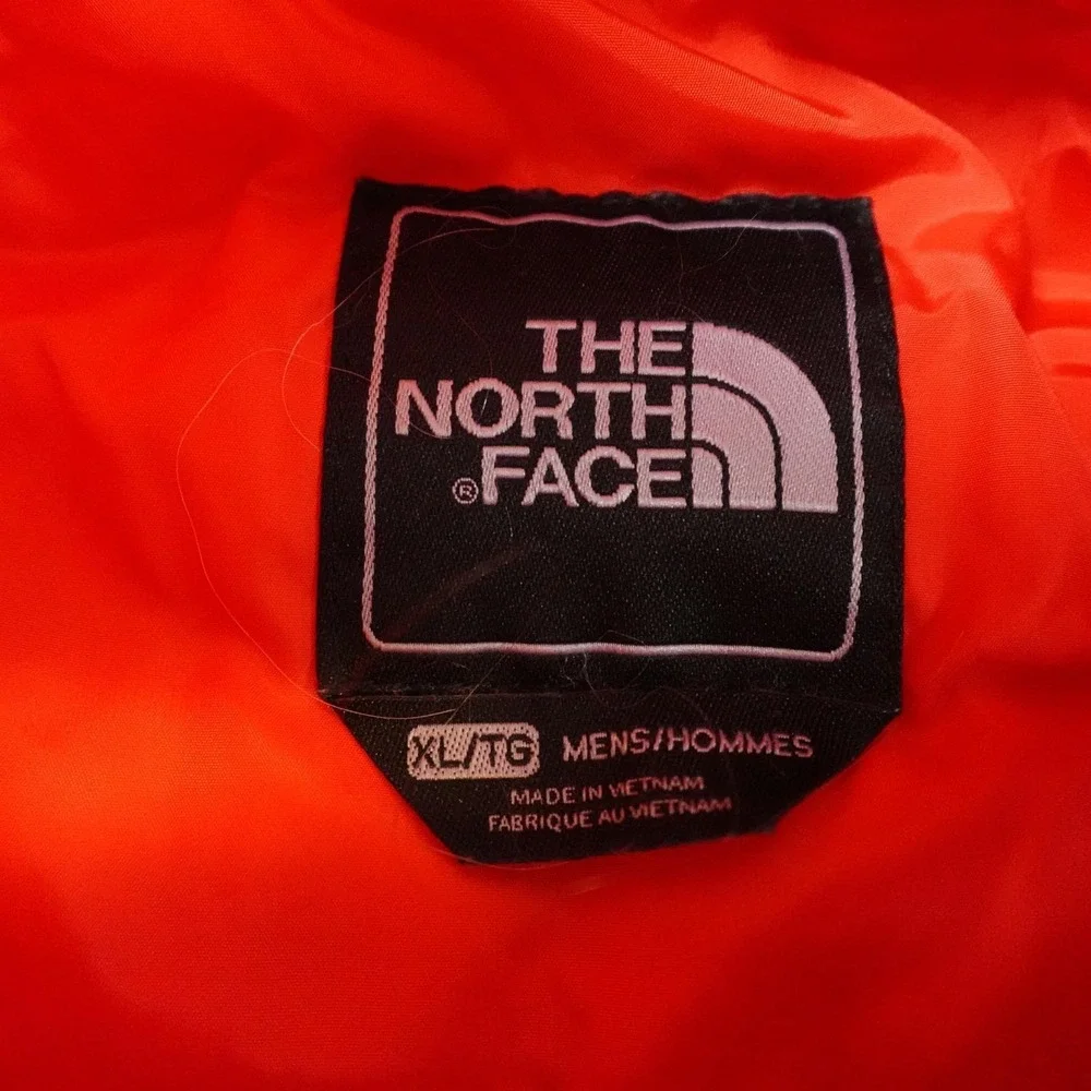 The North Face Thermoball Jacket Mens XL Orange Full Zip Insulated Lightweight